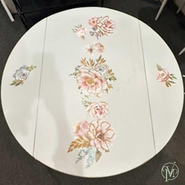 Drop Leaf Rose Table - Image 6