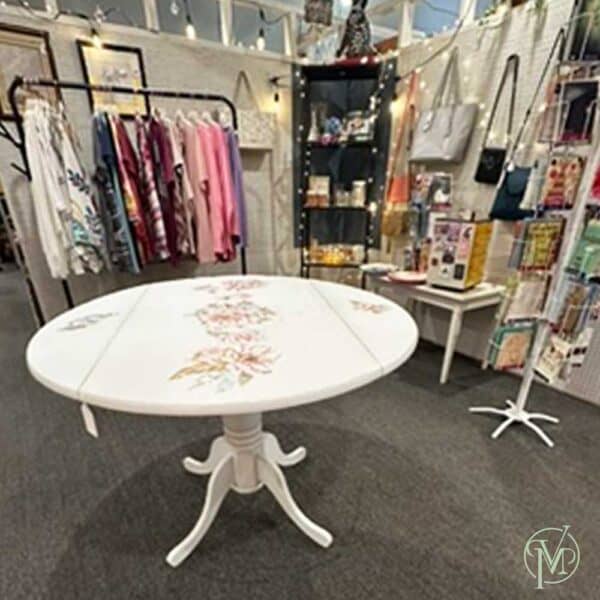 Drop Leaf Rose Table - Image 4