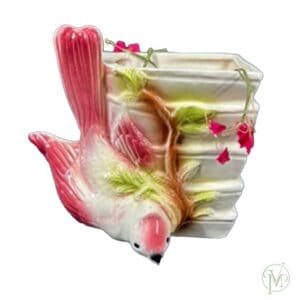 Vtg Roseville Bird Planter