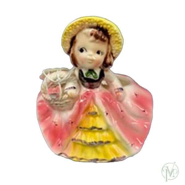 Rare 50s Summer Girl Planter