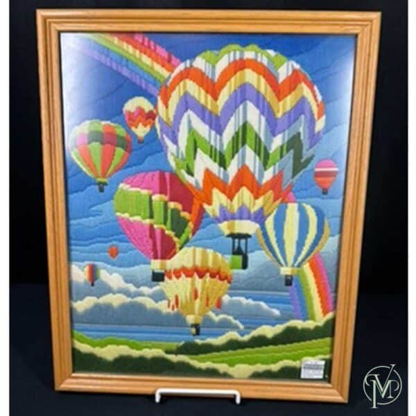 70s Framed Crewel - Image 4
