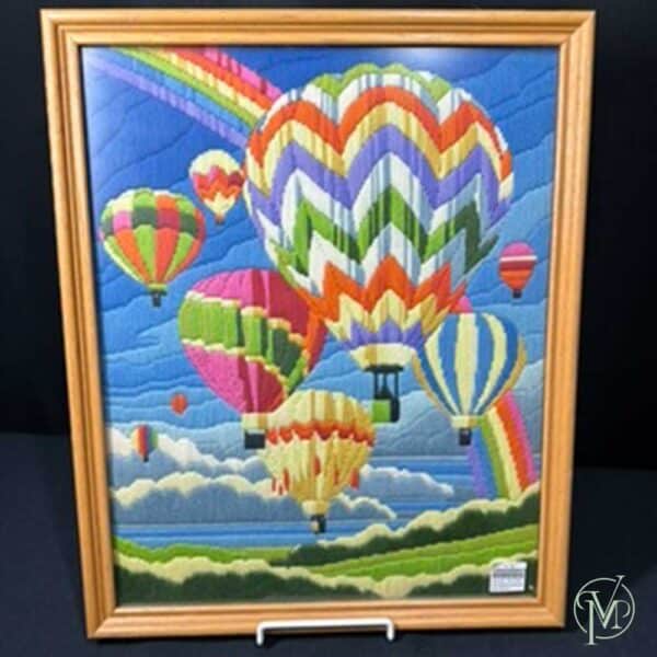 70s Framed Crewel - Image 2