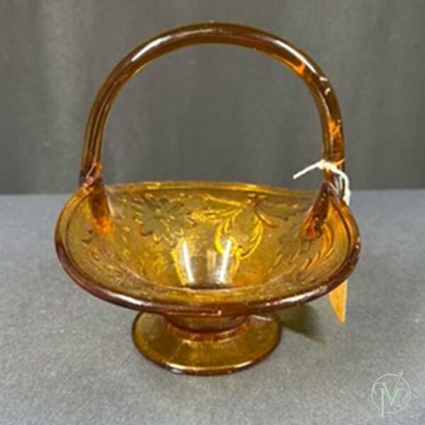 Amber Glass Basket - Image 3
