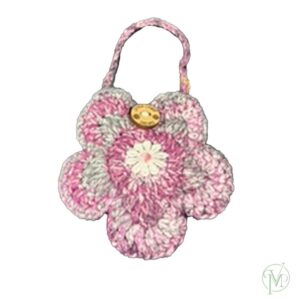 Flower Crochet Purse
