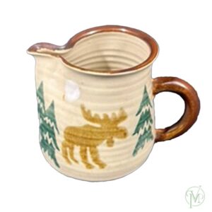 Moose Pottery Pitcher