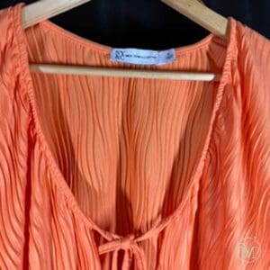 Orange Tie Top