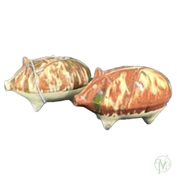 Antique Yellow Ware Pigs - Image 4