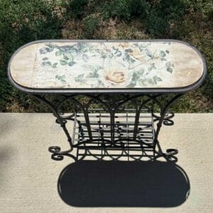 Roses Tall Side Table