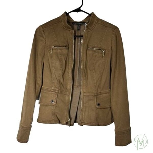 Wh/Brn Tan Jacket - Image 2