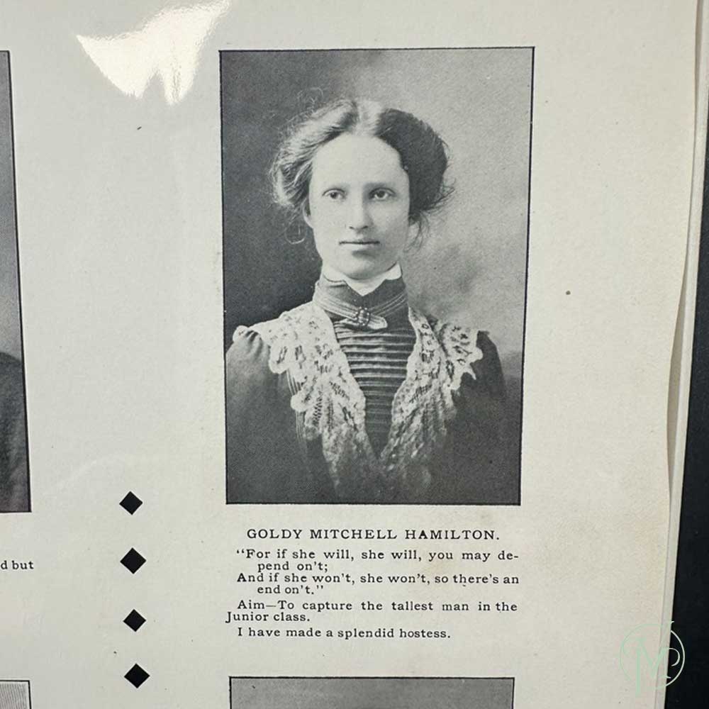 1901 Yearbook Page Art - Image 4