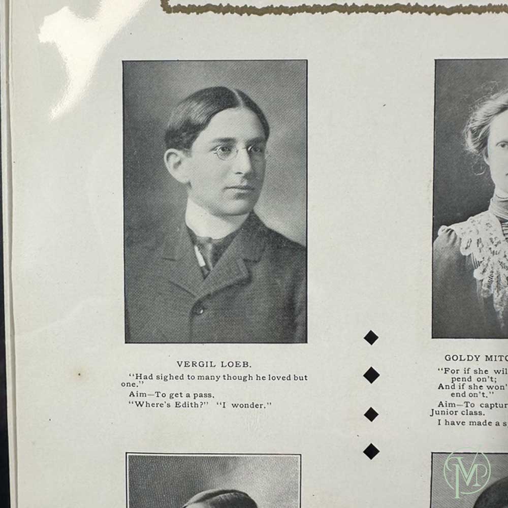 1901 Yearbook Page Art - Image 3