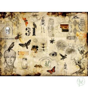 Decoupage Paper Halloween Masterboard 2