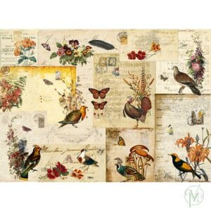 Decoupage Paper Fall Flock