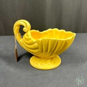 Vintage Haeger Yellow Vase
