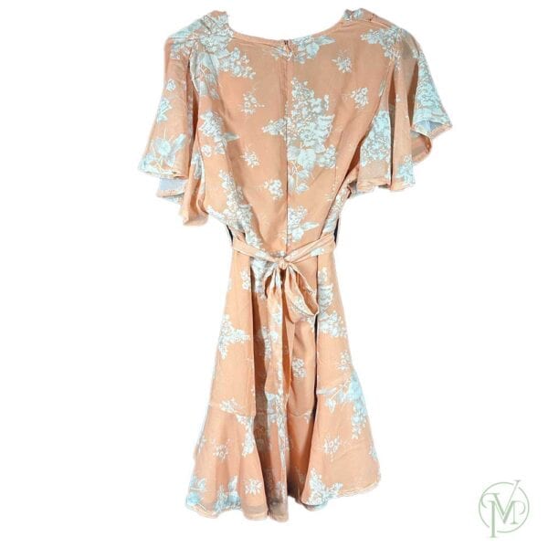 Peach Floral Dress - Image 2