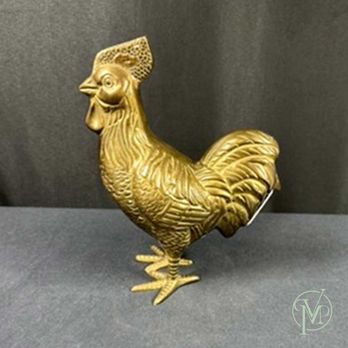 Brass Rooster Chicken - Image 2