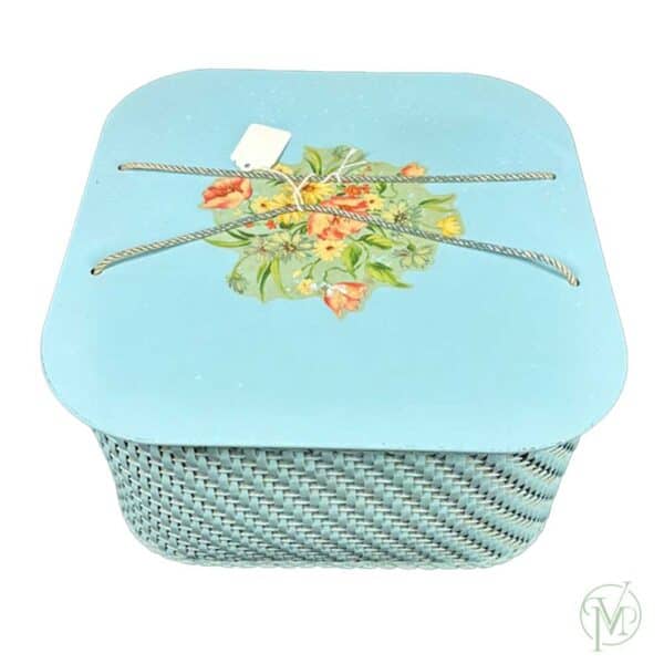 Blue Vintage Basket - Image 5