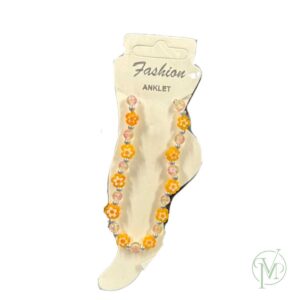 Orange Anklet
