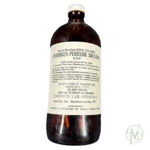 Vintage Hydrogen Peroxide Bottle