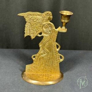 Brass Angel Candle Holder