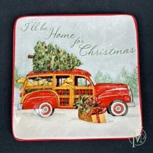 Home Christmas Plate