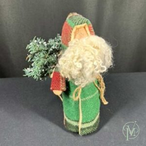 Santa with Plaid Coat