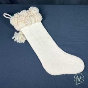 White Wool Stocking
