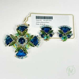 Juliana Brooch & Earring Set