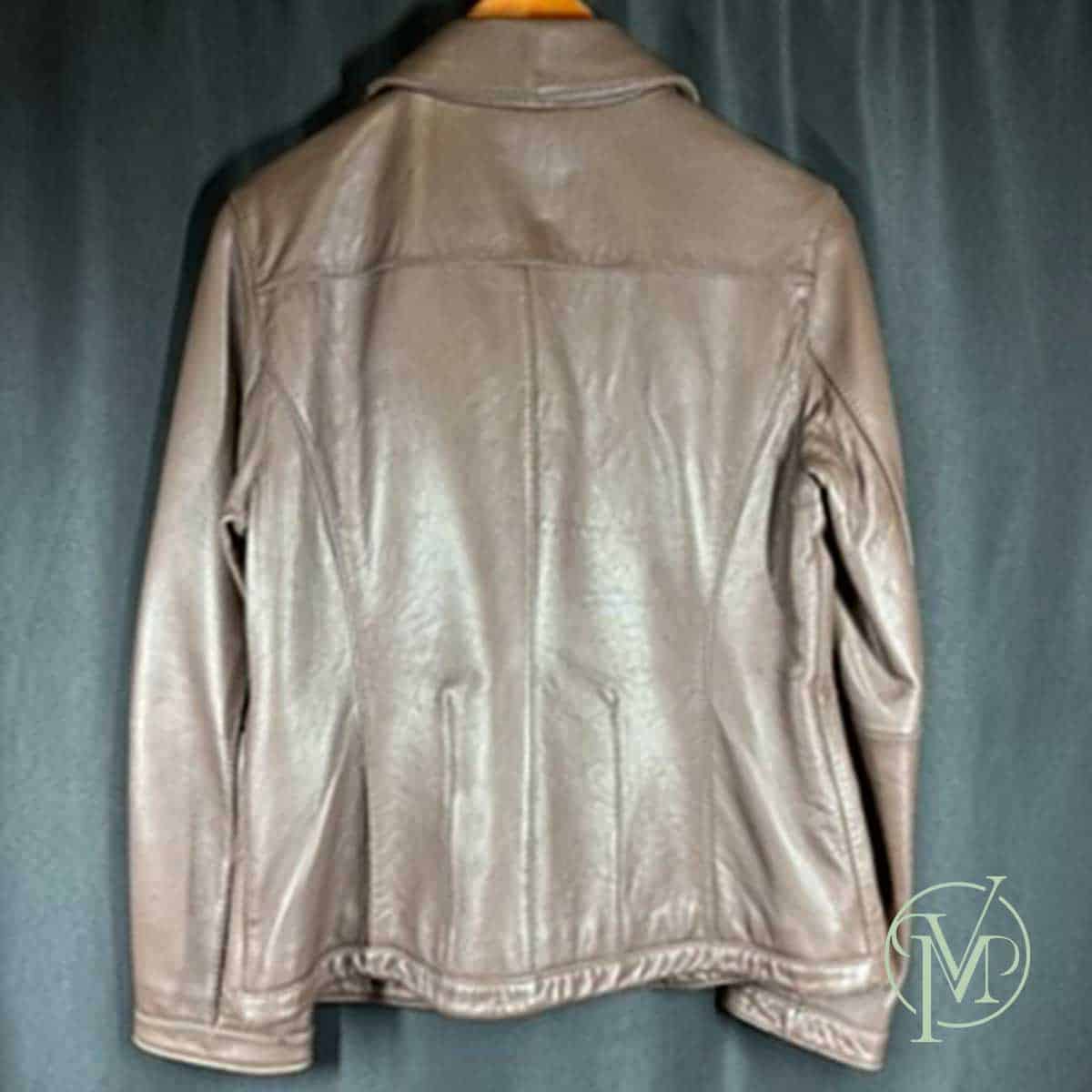 Vtg Leather Blazer - Image 2