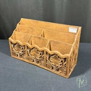 Vtg Lemer Wood Letter Box