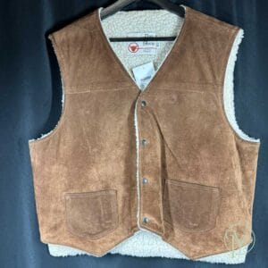 Mens Suede Vest