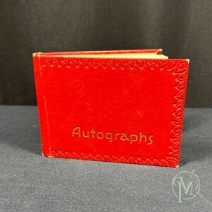 Vintage Autograph Book