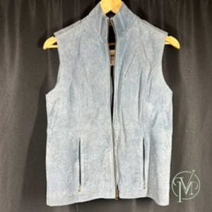Blue Suede Vest
