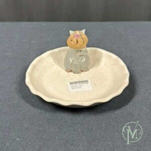 Cat Pottery Bowl