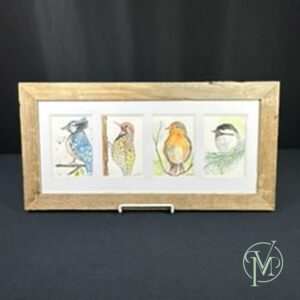 Four Birds Original Painting