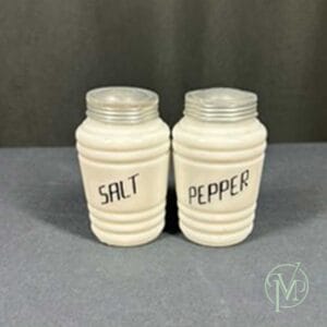 Milk Glass S & P Set