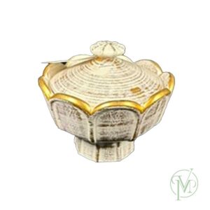 Gold Pedestal Bowl