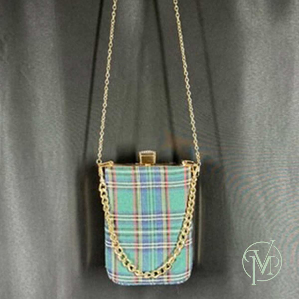 Plaid Designer Purse - Image 3