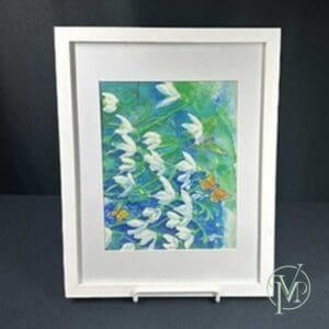 Snowdrop Print Framed
