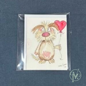 Valentines Dog Card