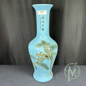 Large Light Blue Vase