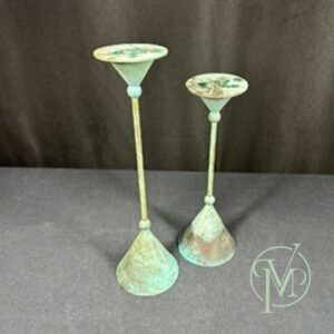 Set/2 Turquoise Candle Holders