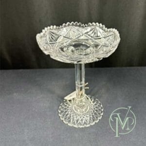 Tall Crystal Compote