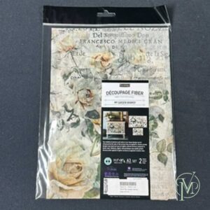 My Garden Whimsy Decoupage Fiber