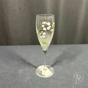 Vintage 80s Perrier Flute