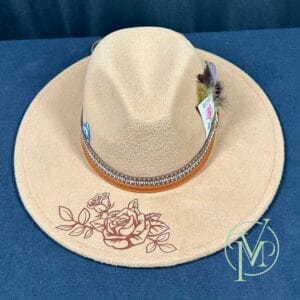 Tan Rose Hat