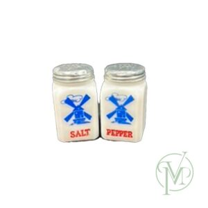 Milk Glass Salt & Pepper