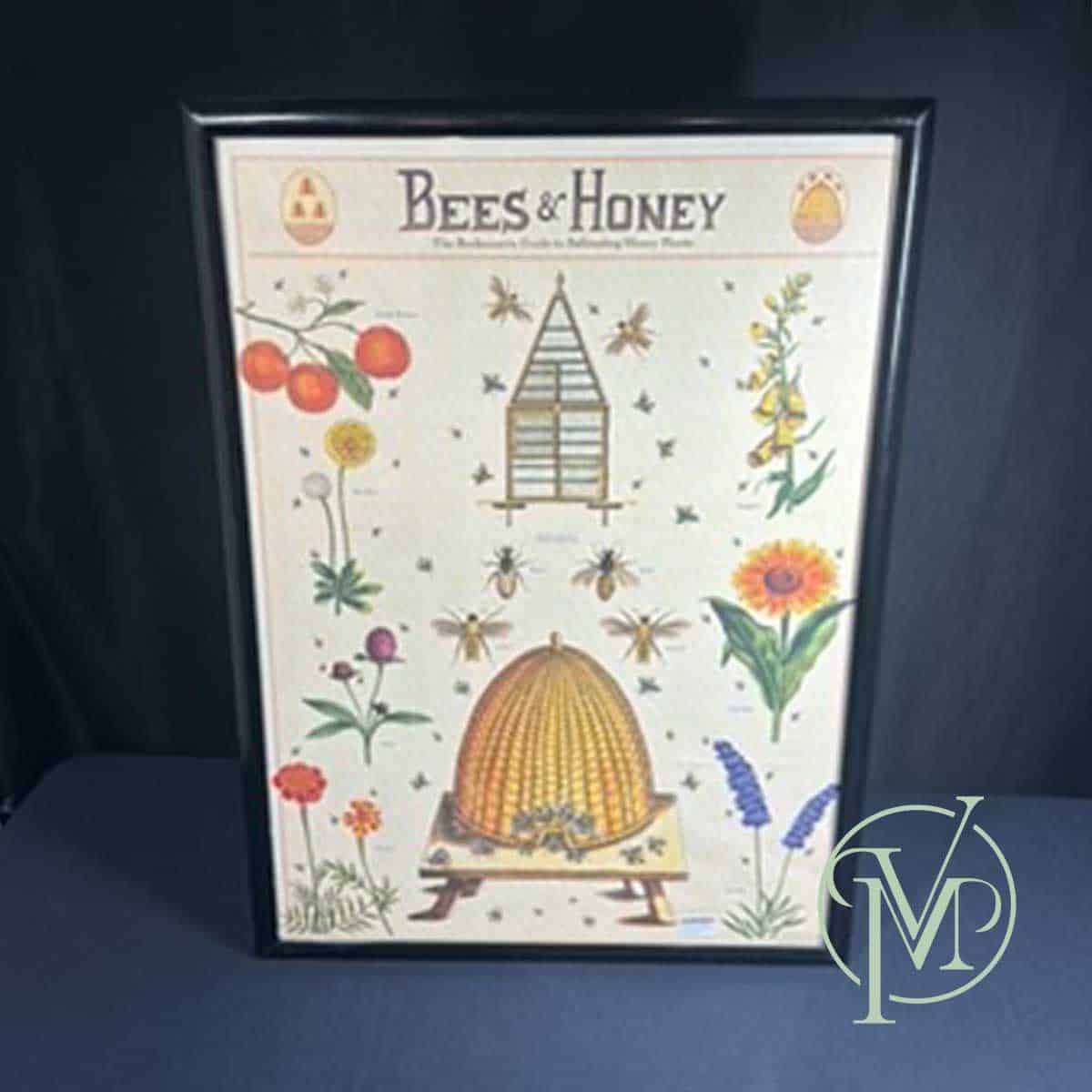 Bees and Honey Framed