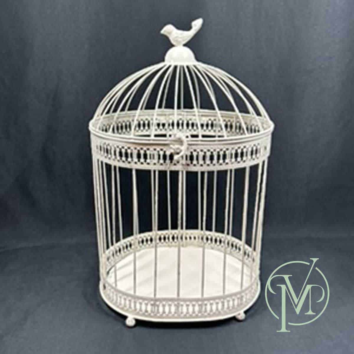 Large White Birdcage
