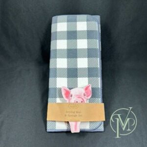 Drying Mat Pig Sponge Set